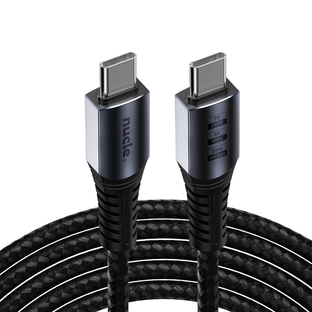 뉴클 데이터 충전 케이블 240W 8K CtoC - 상품 이미지
