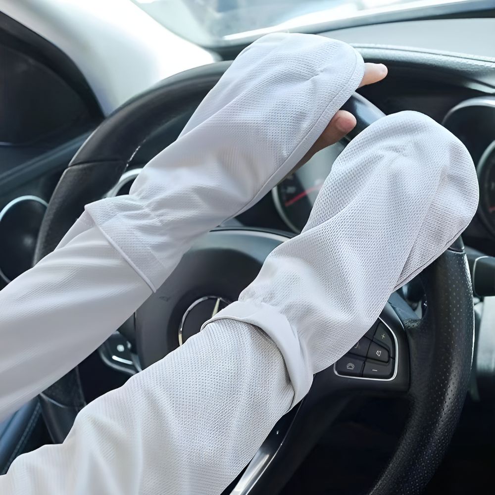 루즈핏팔토시 헐렁한쿨토시 달라붙지않는냉감 차량용 손등커버 이미지 6