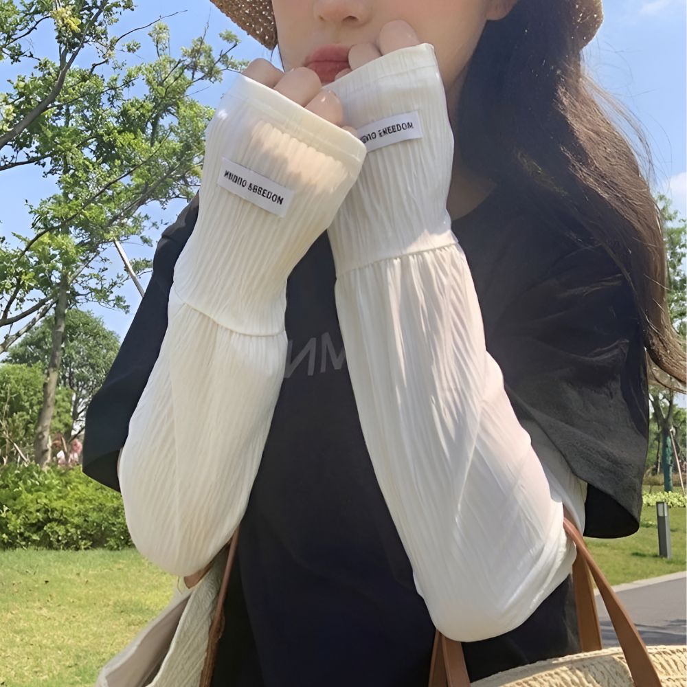 널널한팔토시 달라붙지않는냉감쿨토시 손등덮는팔 넓은 - 상세 이미지 5
