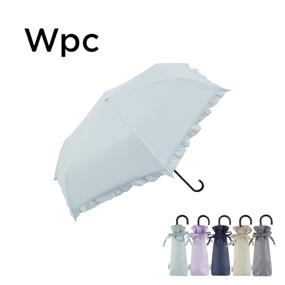 wpc 우아한 프릴 암막양산 우산겸용 - 상품 이미지