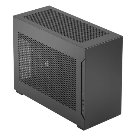 리안리 A4-H20 PCle 5.0 미니타워 컴퓨터 PC 케이스 (블랙)