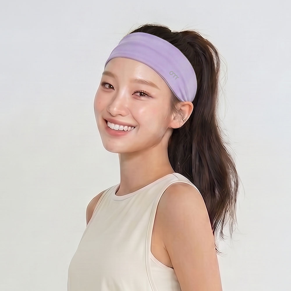 [1+1]러닝헤어밴드 운동 땀흡수 런닝 테니스 남자 쿨 머리띠 - 상세 이미지 4