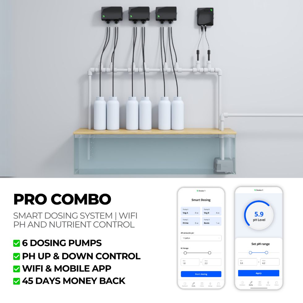 Growee Pro Combo Smart Nutrient Dosing System