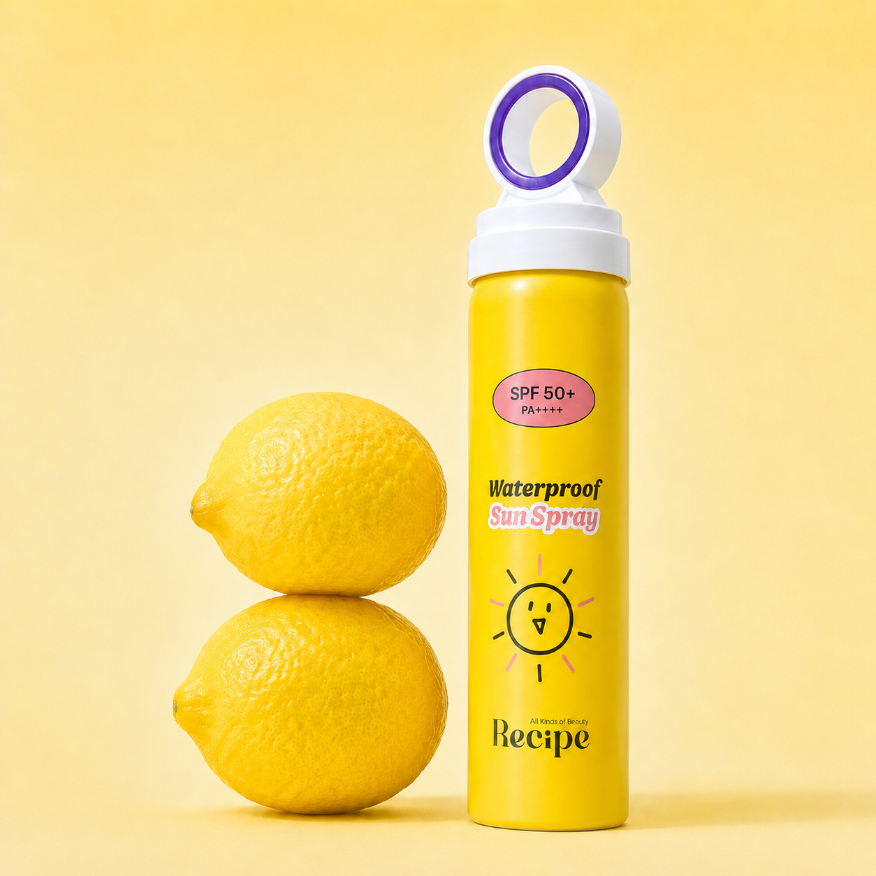 1+1 레시피 워터프루프 선스프레이 국내 브랜드 최초 데카코어 시스템 SPF50+ PA 4+ 80ml (뿌리는 선크림/뿌리는 자외선 차단제) - 상세 이미지 4