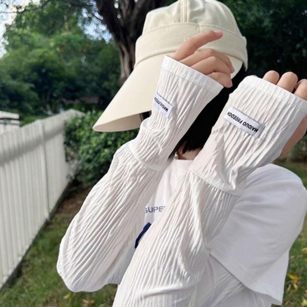 널널한팔토시 달라붙지않는냉감쿨토시 손등덮는팔 넓은 - 상세 이미지 3