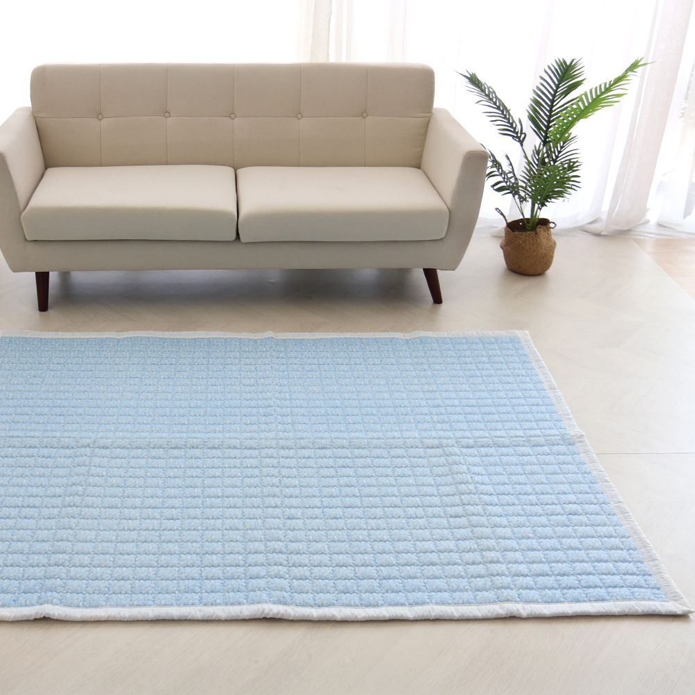 아르떼베딩 시원한 여름 러그 시어서커 거실 카페트 매트 허브 150x200cm - 상세 이미지 4