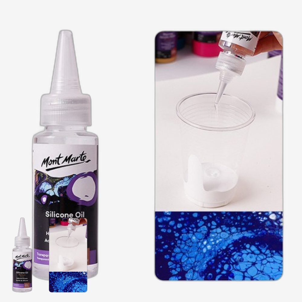 프리미엄 아크릴화용 실리콘오일 셀아트 유화재료 플루이드오일 투명액상 미술수업 60ml - 상품 이미지