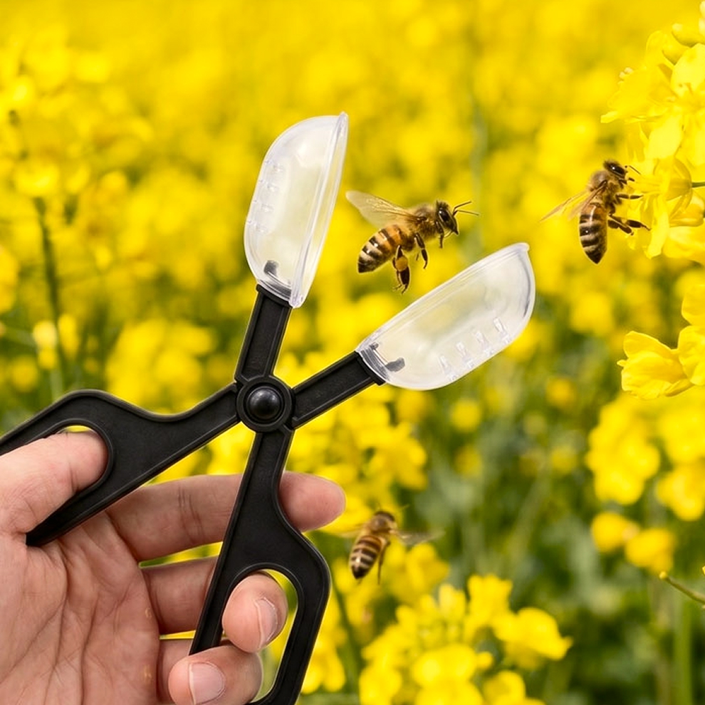 곤충채집 집게가위 곤충관찰 도구 밀웜 귀뚜라미 매미 나비 벌레잡기 도마뱀 먹이 피딩 집게 - 상품 이미지