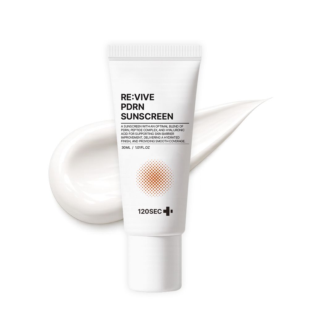 120SEC 120초 리바이브 PDRN 선스크린 30ML 백탁없는 화잘먹 이지워셔블 - 상품 이미지