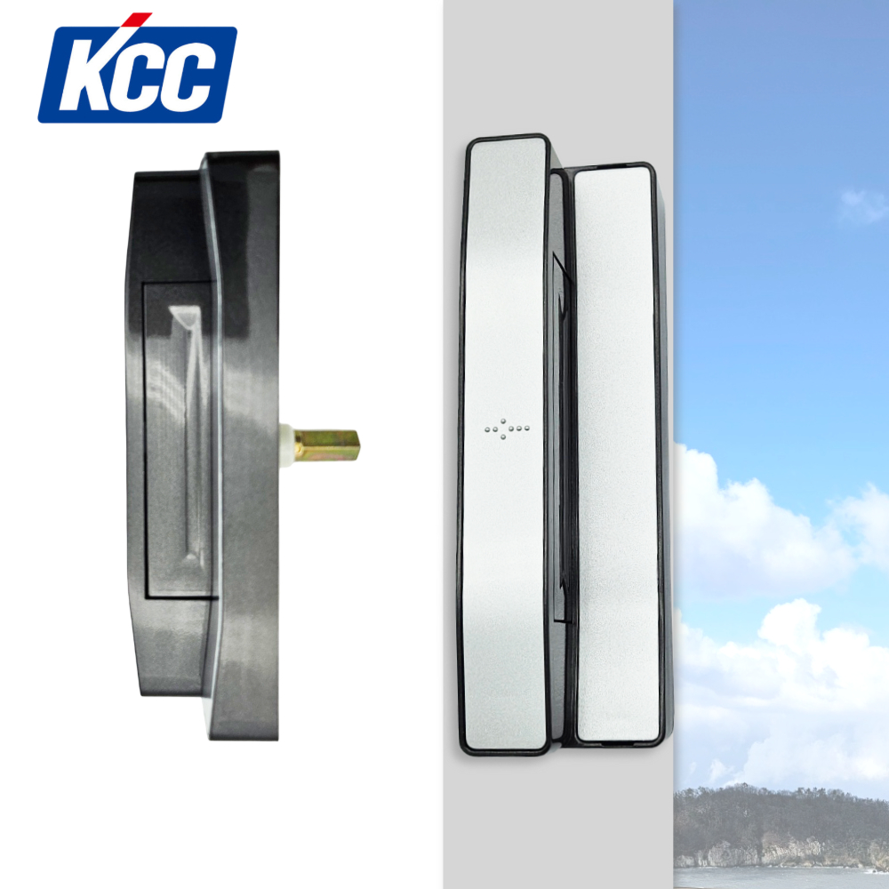 KCC 창호 샷시 손잡이 창호 샤시 손잡이 오토락 프레임 그립형 자동잠금 - 상품 이미지