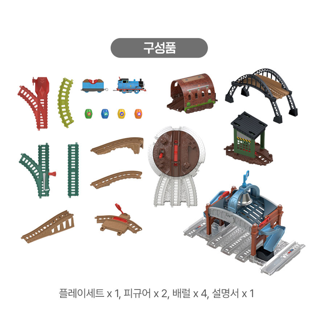 기차 장난감 토마스와 친구들 전동 딜리버리 스테이션 디럭스 어린이 기차놀이 스티커 세트 - 상세 이미지 4