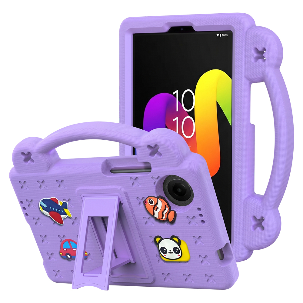 TCL TAB 8 Gen2 케이스 범퍼 키즈 에바폼 애니멀비츠 퍼플, TCL TAB 8 Gen2 - 상품 이미지