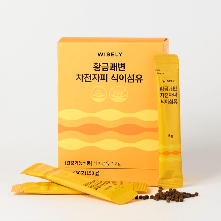 와이즐리 황금쾌변 차전자피 식이섬유 환 30포, 3개 - 상품 이미지