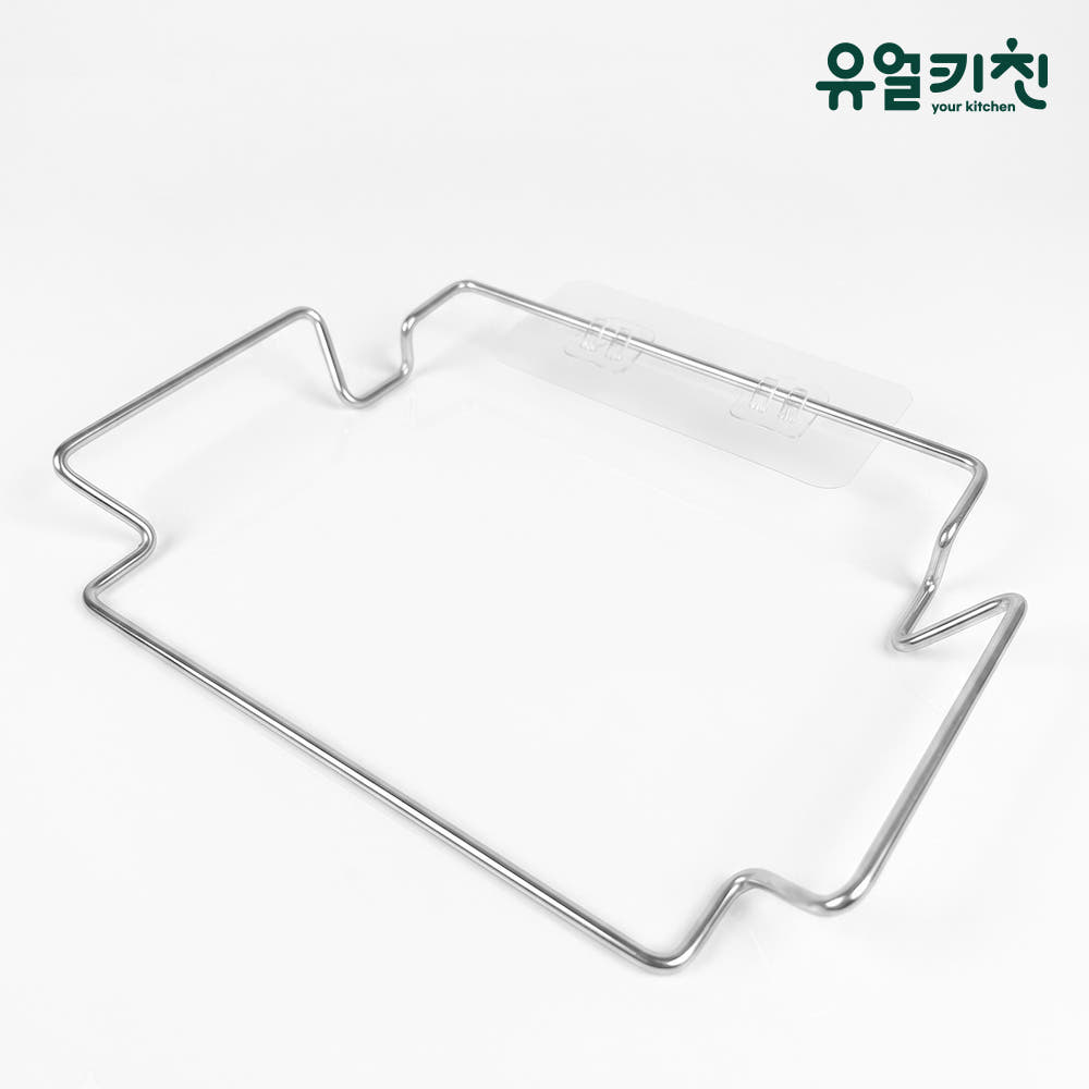 유얼키친 스텐 비닐 봉지걸이 주방 정리 걸이 국산 - 상세 이미지 2