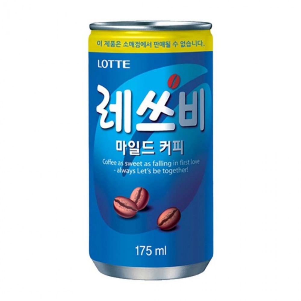 레츠비 커피 레쯔비 레쓰비 캔커피 175 30캔 다방 마일드 롯데 업소용 - 상세 이미지 2