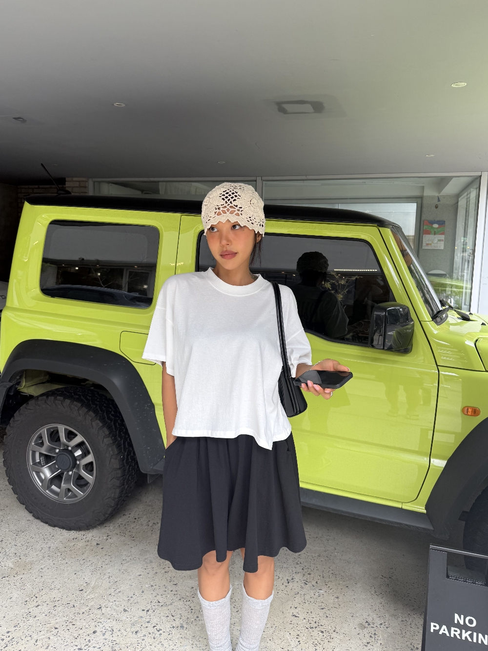 여름 트레이닝세트 엄마등원룩 공항룩 빅사이즈 반팔 반바지 상하 세트 이미지 6