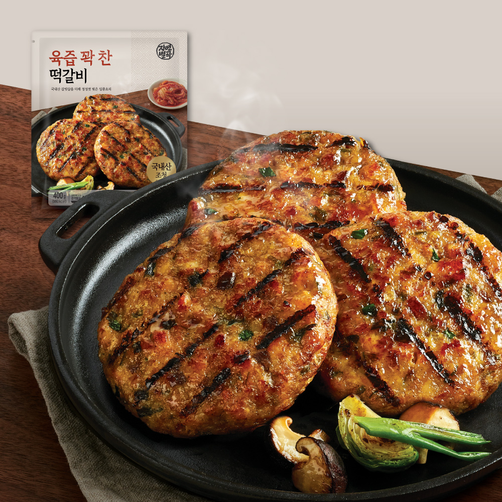 자연별곡 육즙 꽉 찬 떡갈비 400g - 상품 이미지