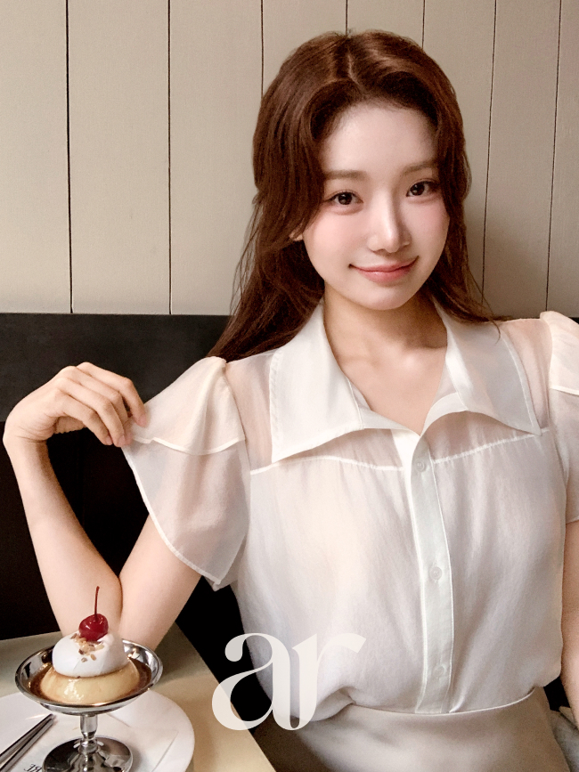 (국내제작) 이중 튤립 블라우스 bs8867 이미지 7
