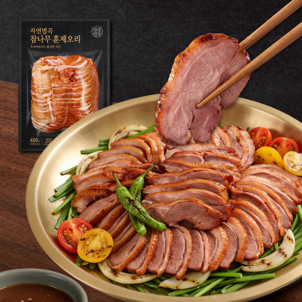 자연별곡 참나무 훈제오리 400g, 1개 - 상품 이미지