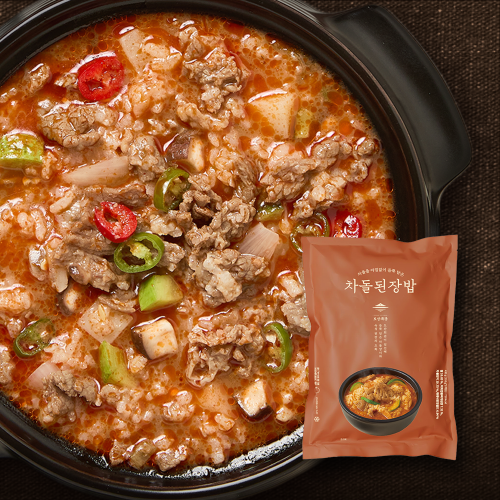 도산회관 차돌된장밥 2개입 420g, 1개 - 상품 이미지