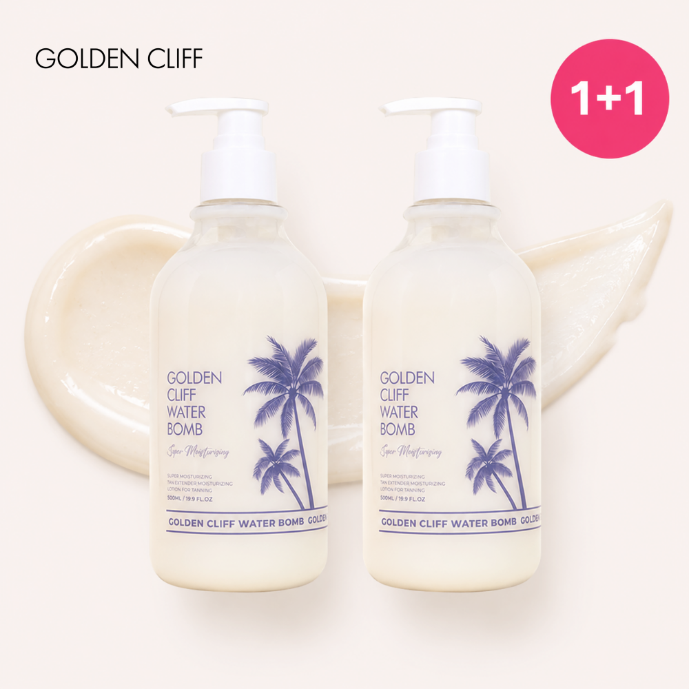 워터밤 보습 태닝로션 태닝전용 바디로션 500ml, 2개 - 상품 이미지