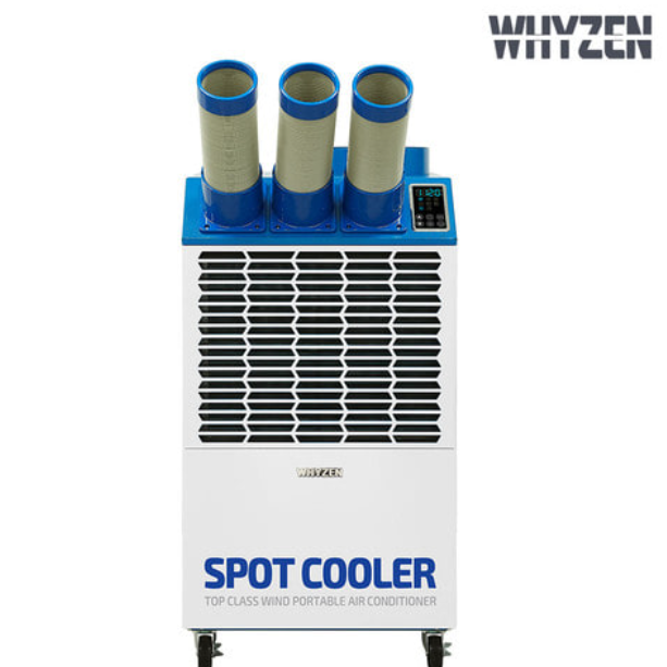3구 코끼리에어컨 산업용냉방기 카센터 업소용 현장 에어컨 3구 - 상품 이미지