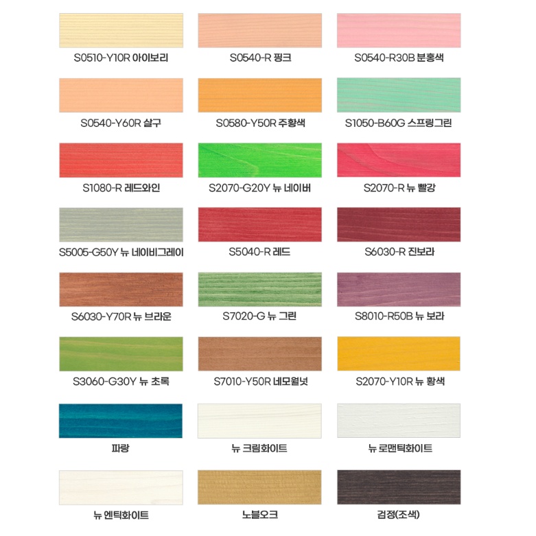 목재 오일스테인 750ml 조색칼라 가구페인트칠 반광 유성페인트 - 상세 이미지 5