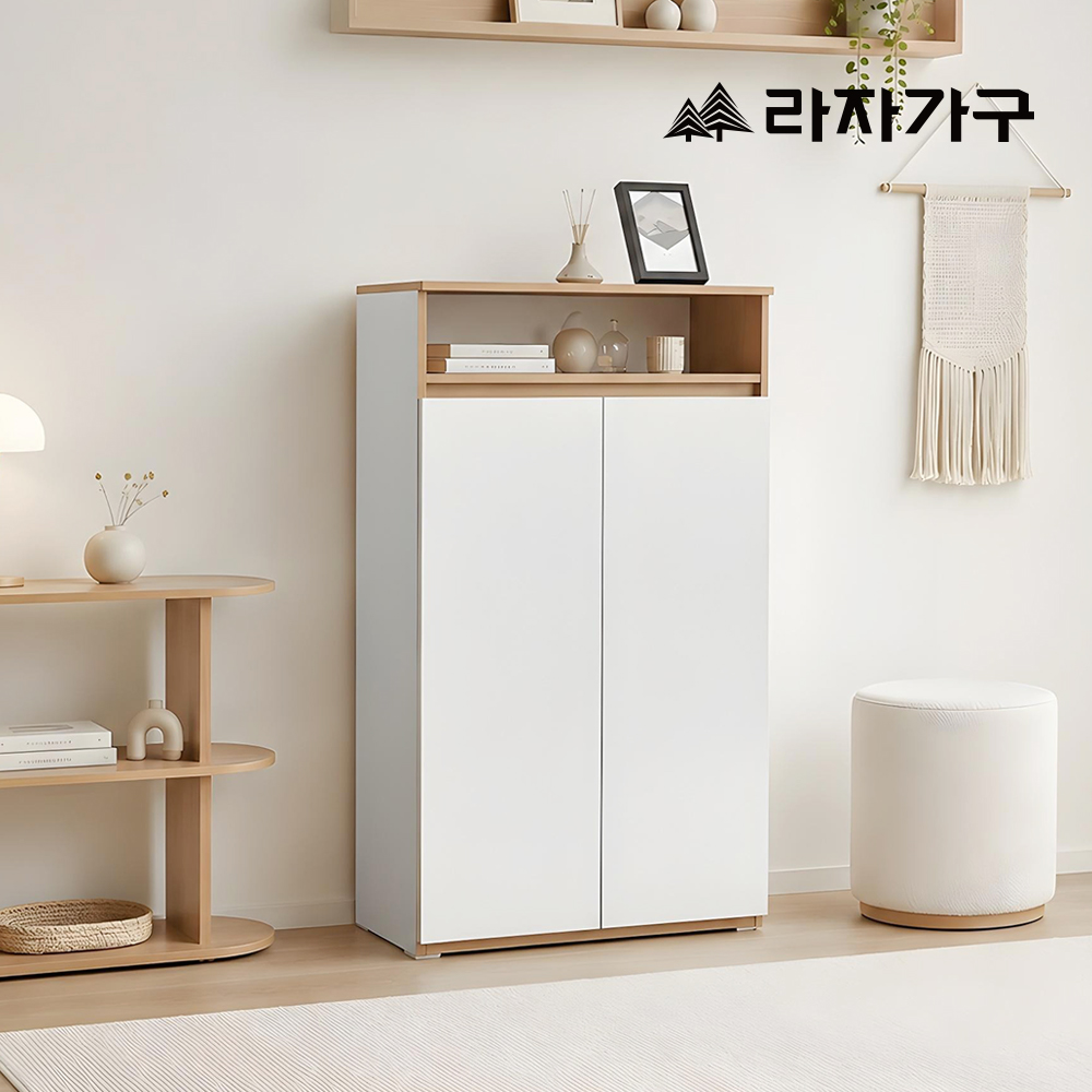 스테이 슬림 도어형 베란다 현관 틈새 신발장 원룸 학원 5단 다용도 선반 수납장 800 - 상세 이미지 2