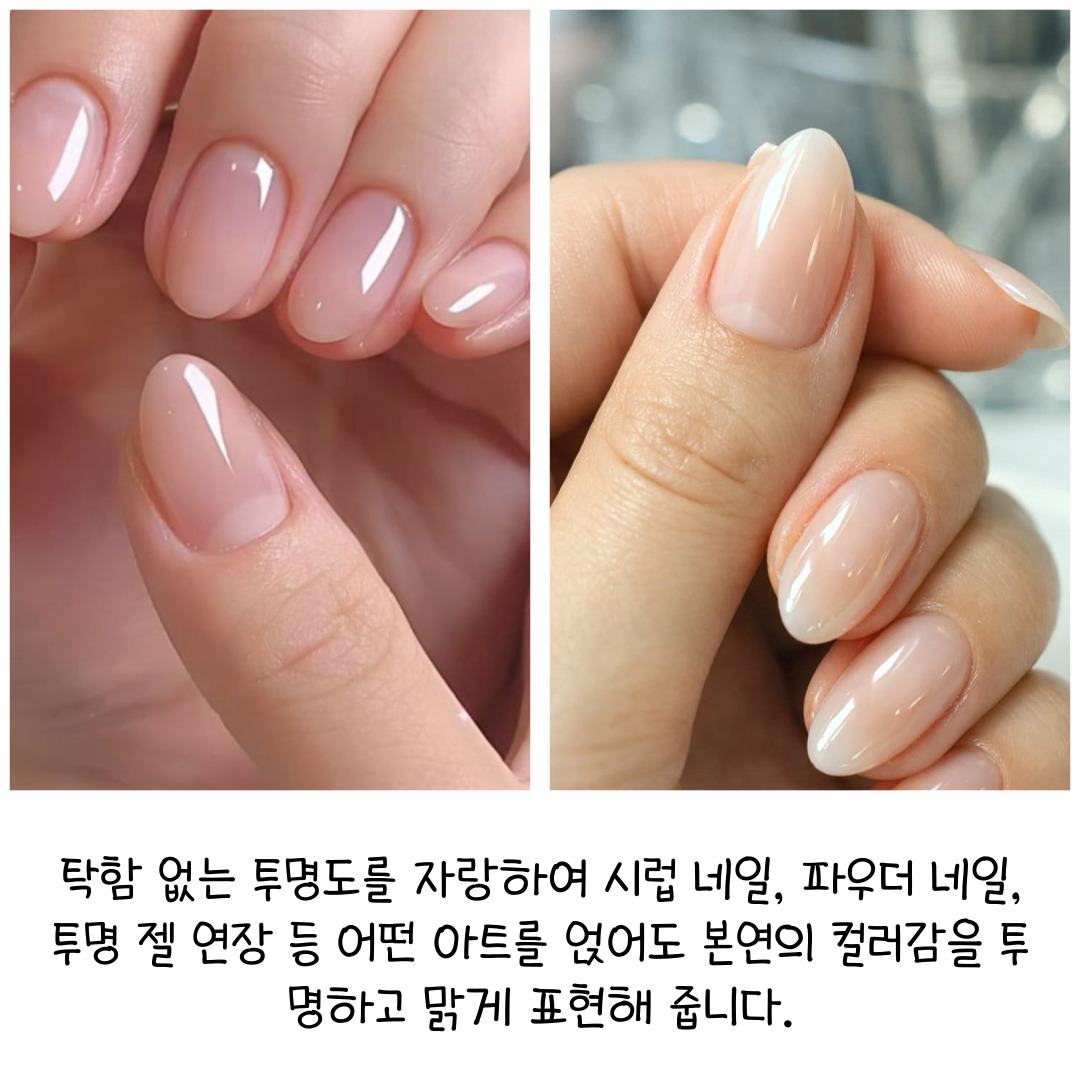 숏오발 리필팁 클리어 50개 국산 숏오벌 네일팁 3호 4호 5호 - 상세 이미지 5