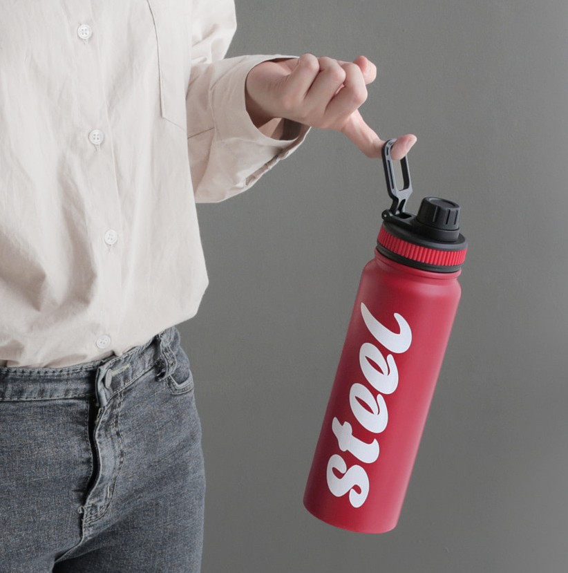 스텐 보온보냉 물병 760ml 630ml 운동용 헬스 자전거 물통 휴대용 박대표마켓 - 상품 이미지