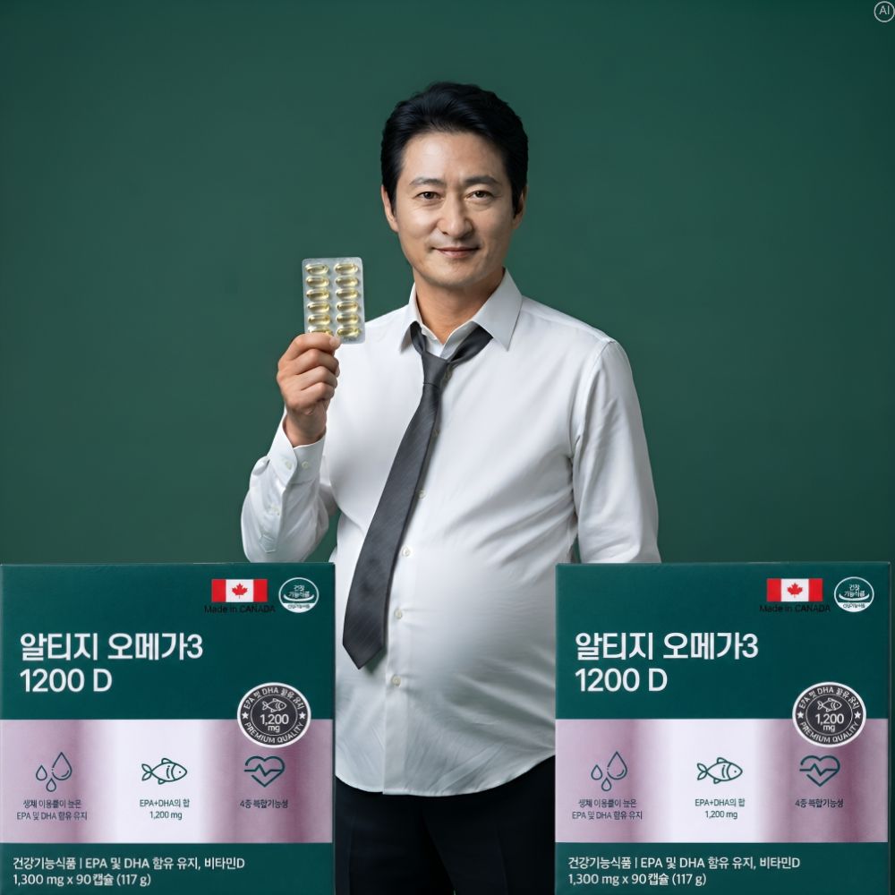 캐나다 알티지오메가3 1200 하루권장량 순도 오메가3함량 효능효과 약3개월 - 상세 이미지 2
