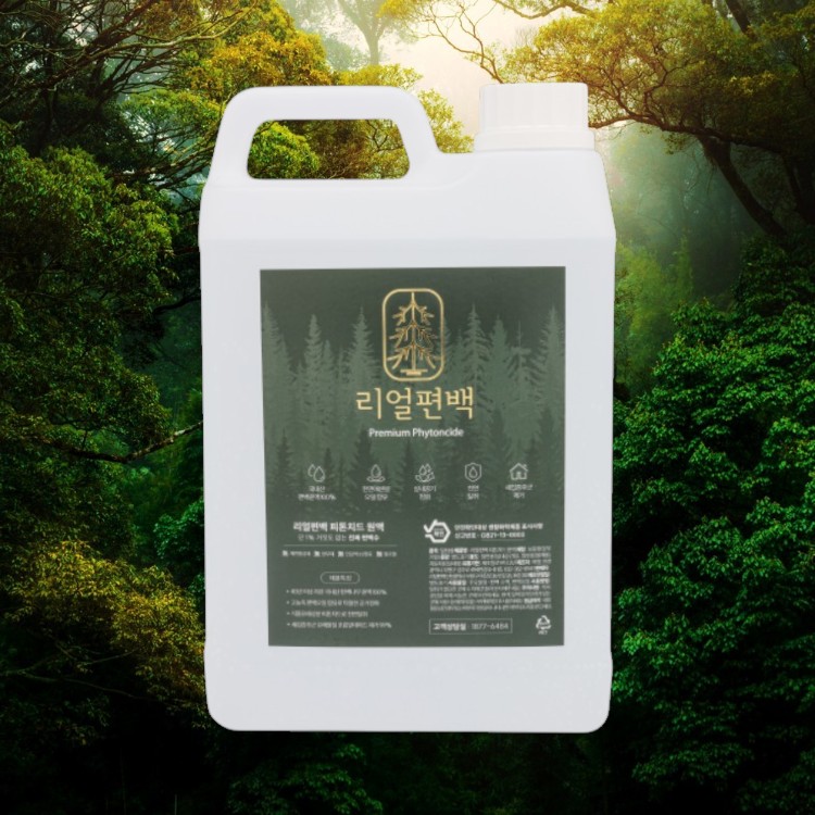 피톤치드 편백수 원액 리필형 셀프 새집증후군 포름알데히드 천연 제거 방법 2L, 5개 - 상품 이미지