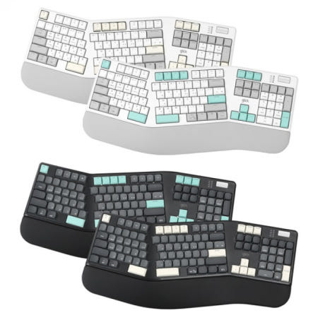 지클릭커 오피스프로 EK500 무선 기계식 키보드 (베이지 블랙)