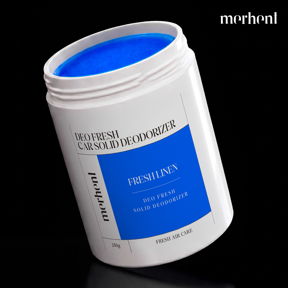 1+1 메르헨트 차량용 고체탈취제 250g 프레쉬린넨 대용량 자동차 실내 에어컨 냄새 제거 - 상세 이미지 3
