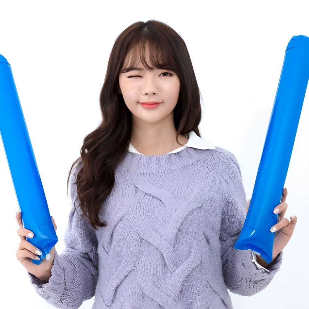 국산 응원막대풍선 응원용풍선 긴 행사용 컬러 칼라 - 상세 이미지 5