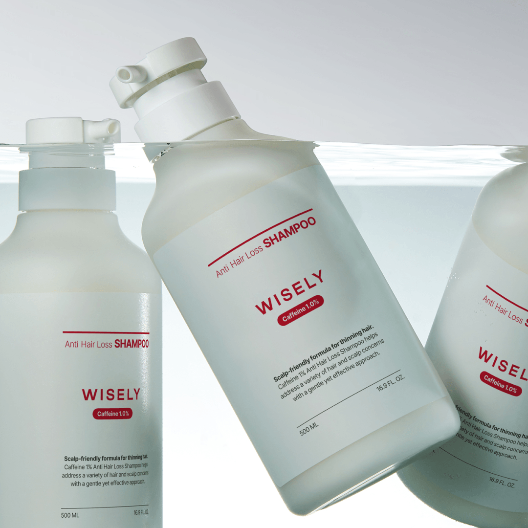 와이즐리 카페인 1% 탈모샴푸 지성용 무향, 500ml, 3개 - 상품 이미지