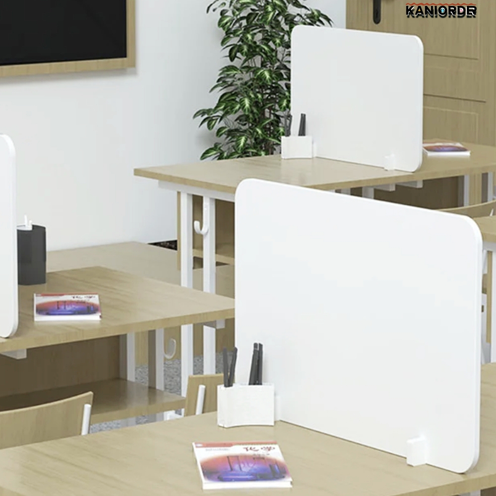 책상 스크린 파티션 칸막이 2개 학교 회사 가림막 이동식 40x60cm - 상품 이미지