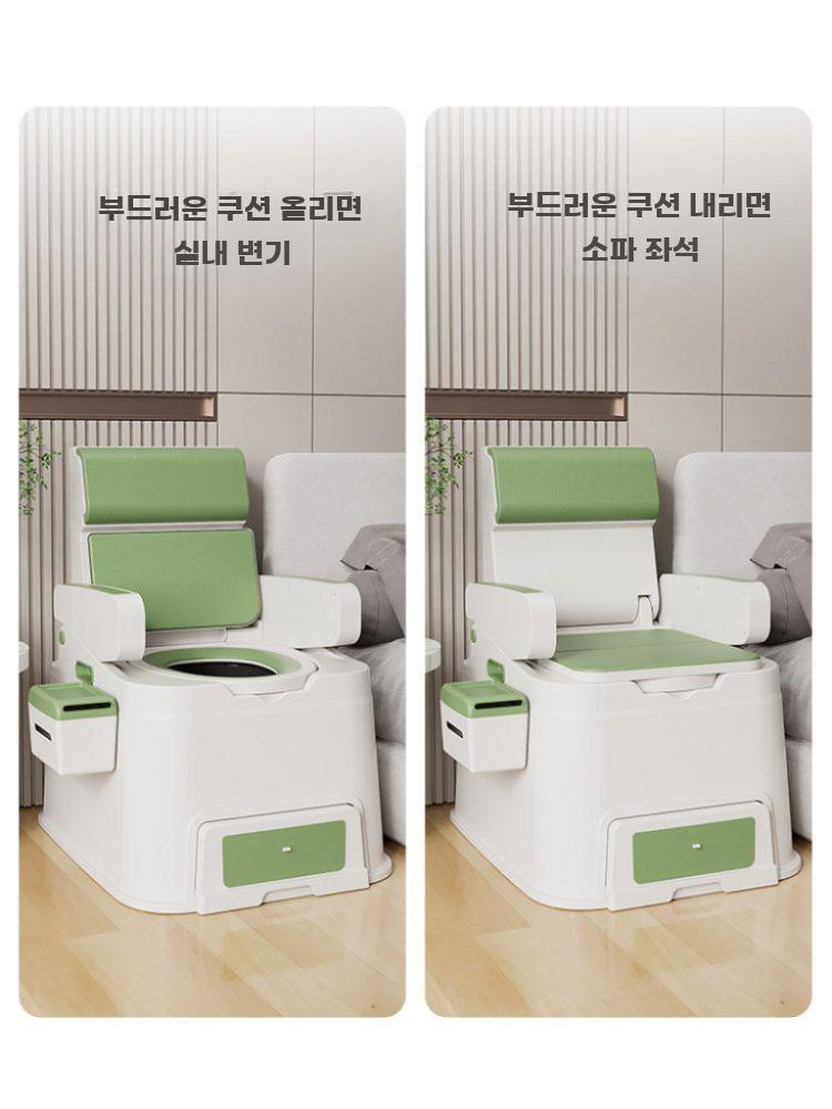 휴대용 소변기 좌변기 실내 이동식화장실 요강 농막 이동식 - 상세 이미지 4