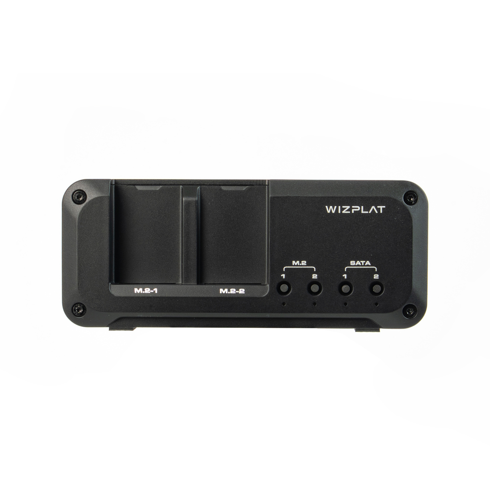 위즈플랫 HMC06 4베이 도킹스테이션 NVMe SATA HDD SSD USB3.2 10G - 상세 이미지 3