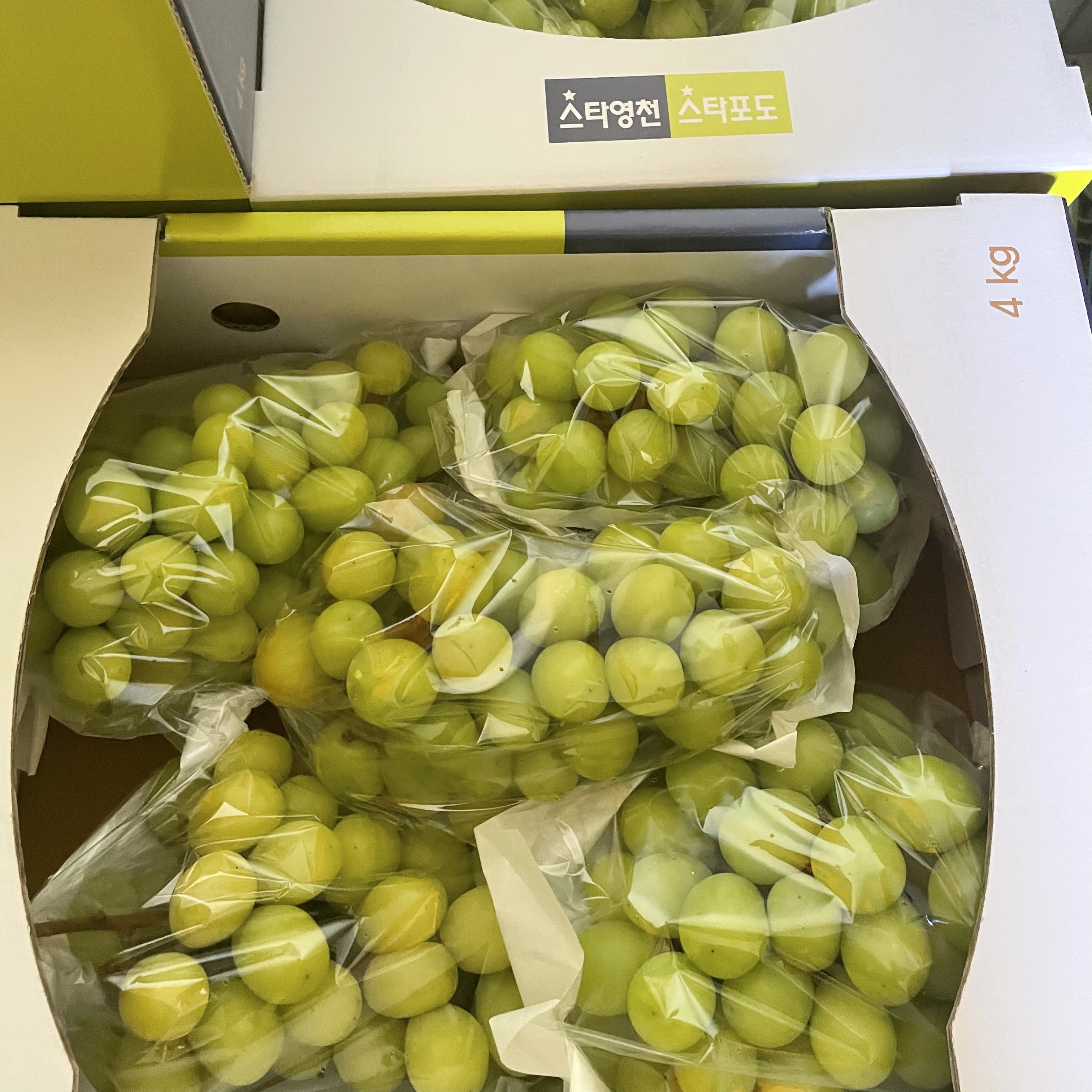 에어포장 영천 샤인머스캣 씨없는 청포도 샤인머스켓 3수, 2kg, 1개 - 상세 이미지 3