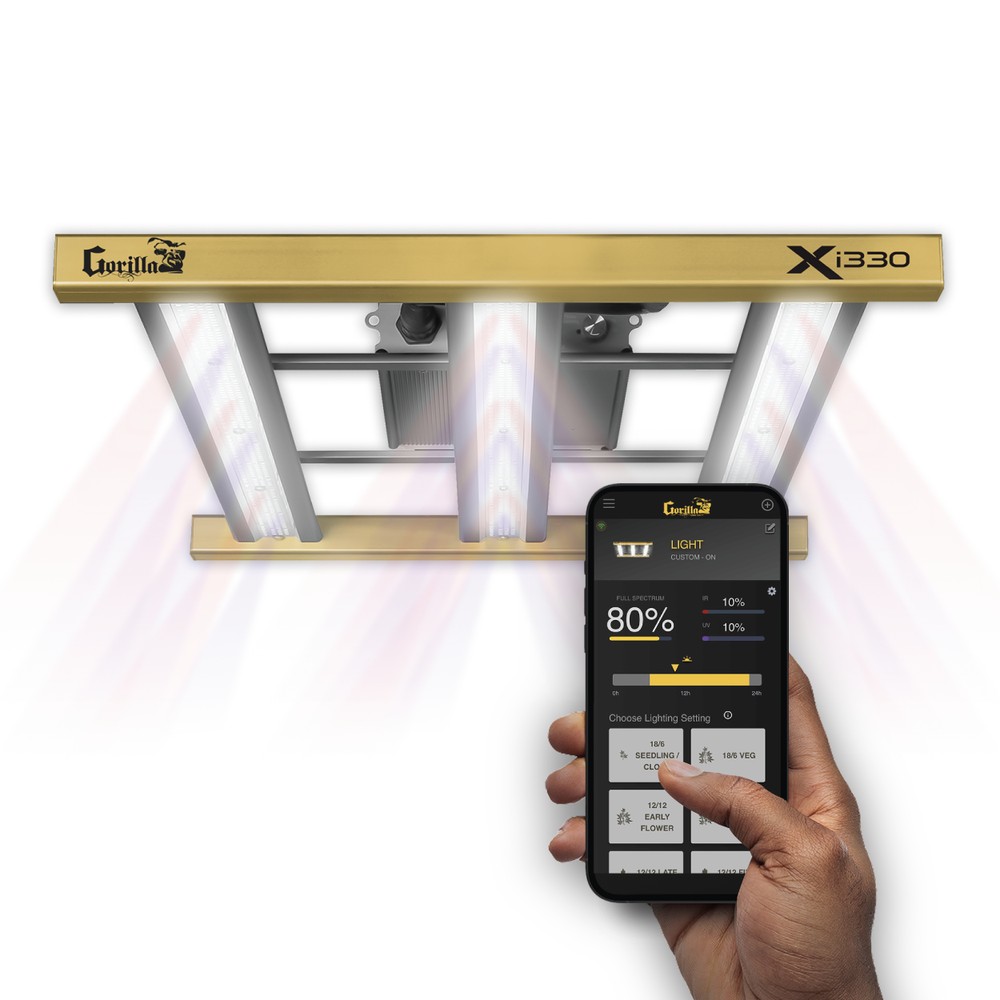 Gorilla Xi330 풀스펙트럼 스마트 LED 식물등 생&hellip;