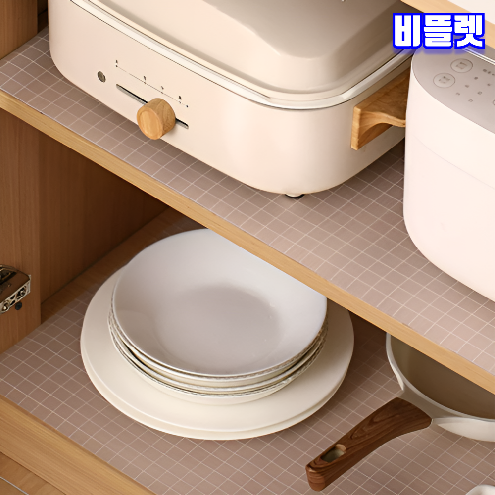 비뜰렛 잘라쓰는 서랍 매트 주방 찬장 수납장 서랍장 미끄럼방지 깔개 - 상세 이미지 2