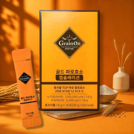 그레인온 골드 파로 캡슐레이션 효소 소화효소 30포, 1개