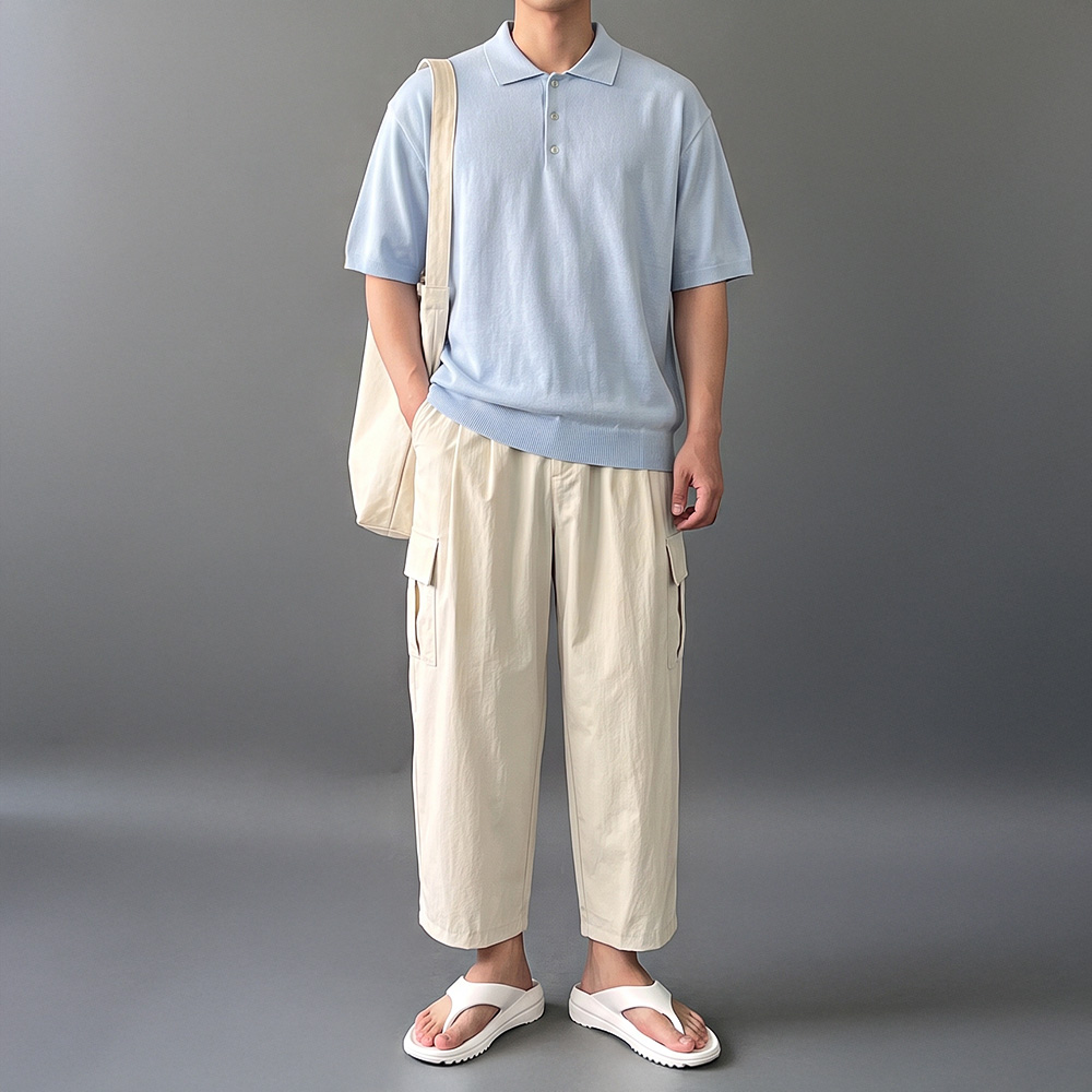1+1 냉장고바지 건빵바지 남자통바지 - 상세 이미지 2