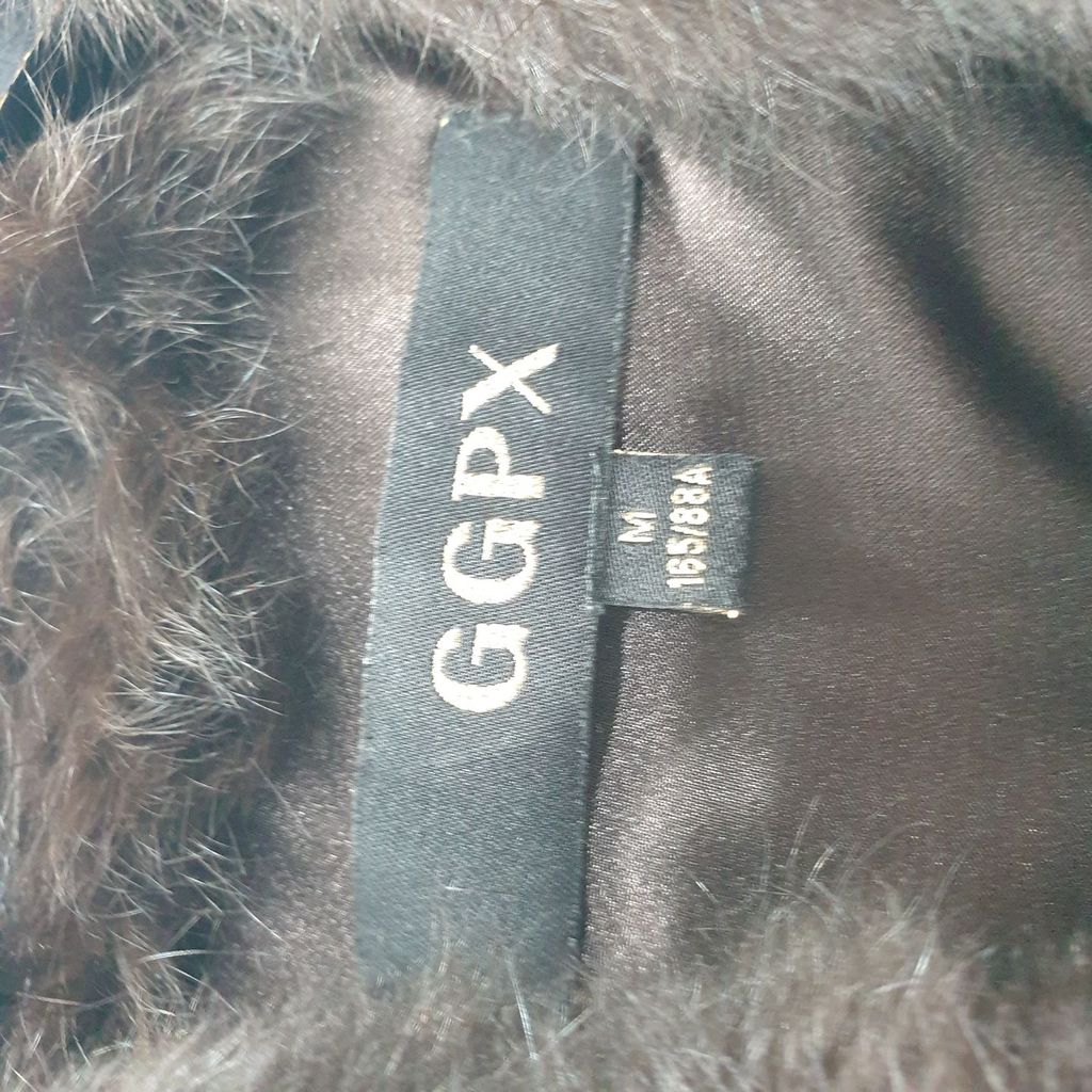 GGPX 브라운 여자 털코트 88-165 N8809 이미지 8