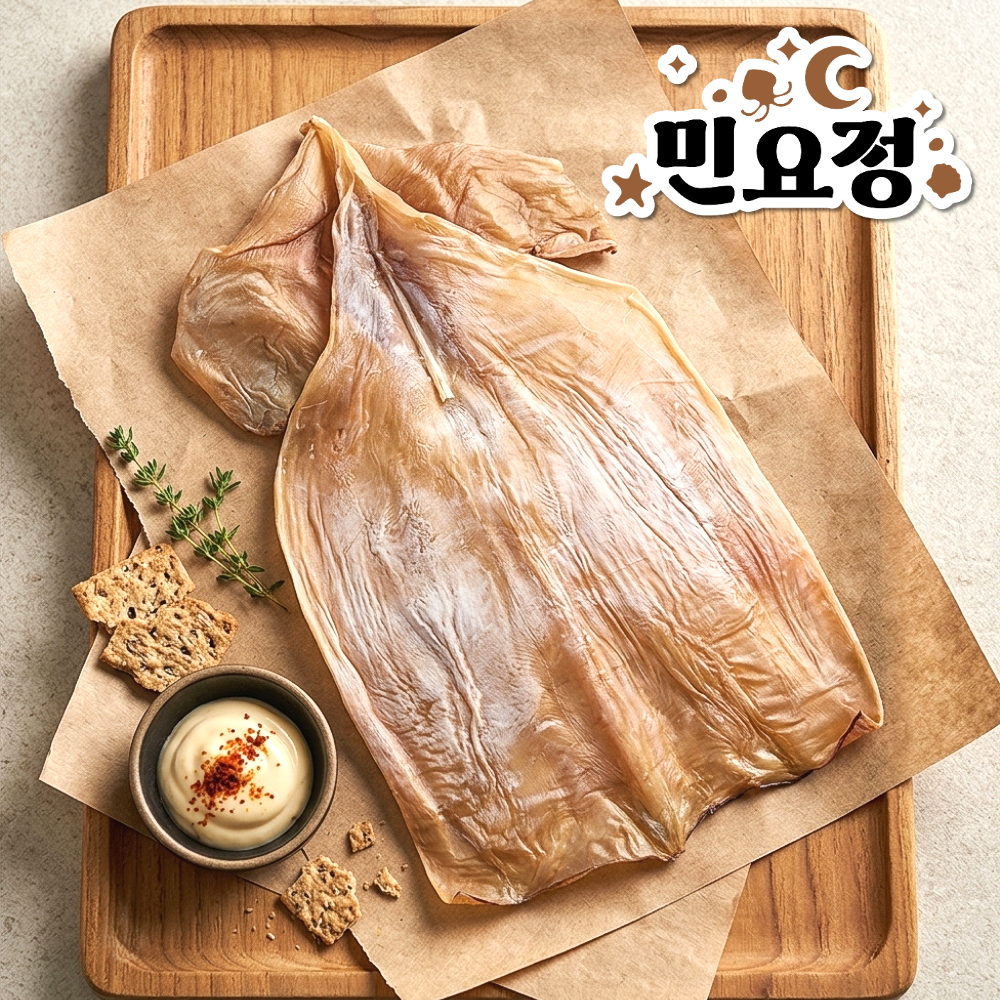 민요정 못난이 건오징어 마른오징어 몸통 4~6미 180g 이상 - 상품 이미지