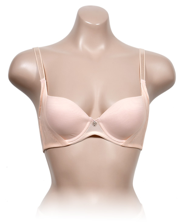 이드로 국내생산 여성 3/4컵 와이어있는 몰드 B컵 브라 - 상품 이미지