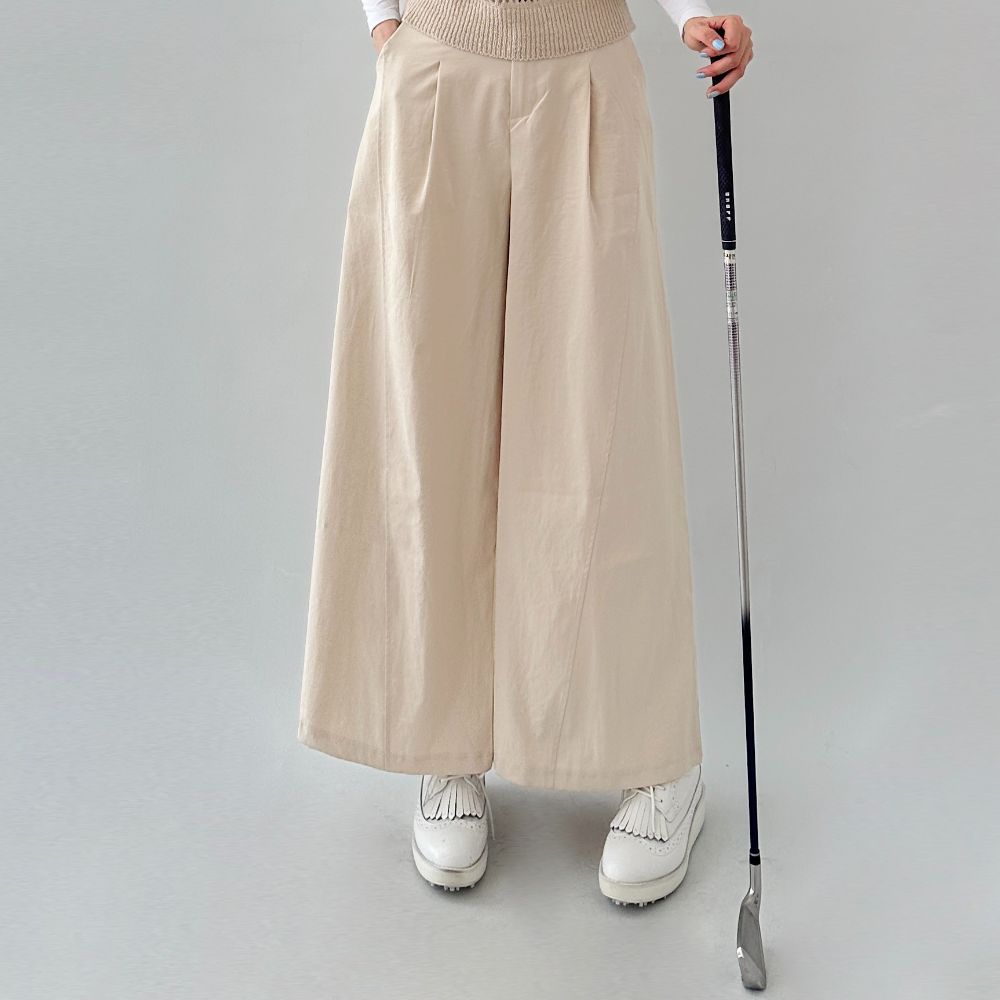 골프와이드팬츠 여름골프바지 여성골프웨어 이미지 7