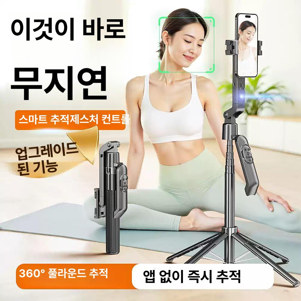 AI 스마트폰 회전 자동 얼굴 추적 셀카봉 방지 기본형 - 상세 이미지 3