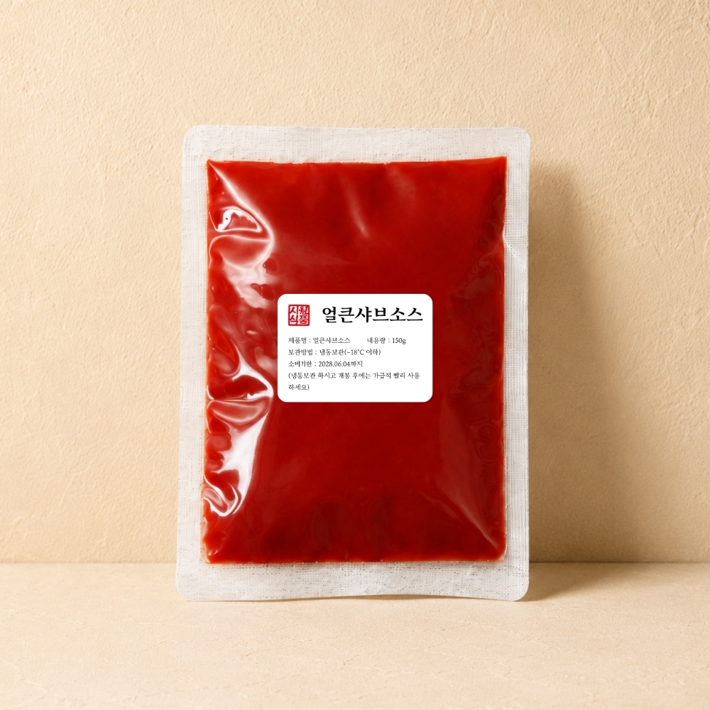 시원 얼큰 샤브샤브 육수 소스 150g, 100개 - 상품 이미지
